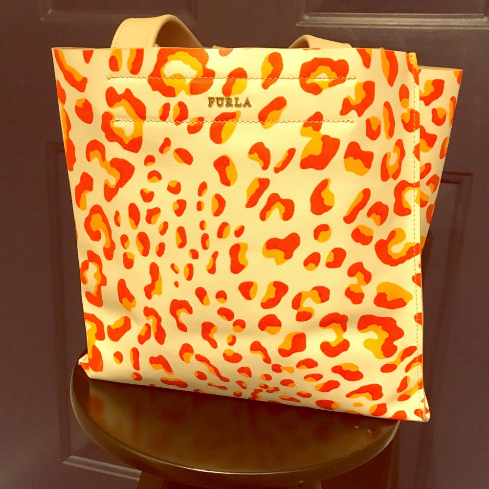 Furla Divide It Tote Bag - Papaya